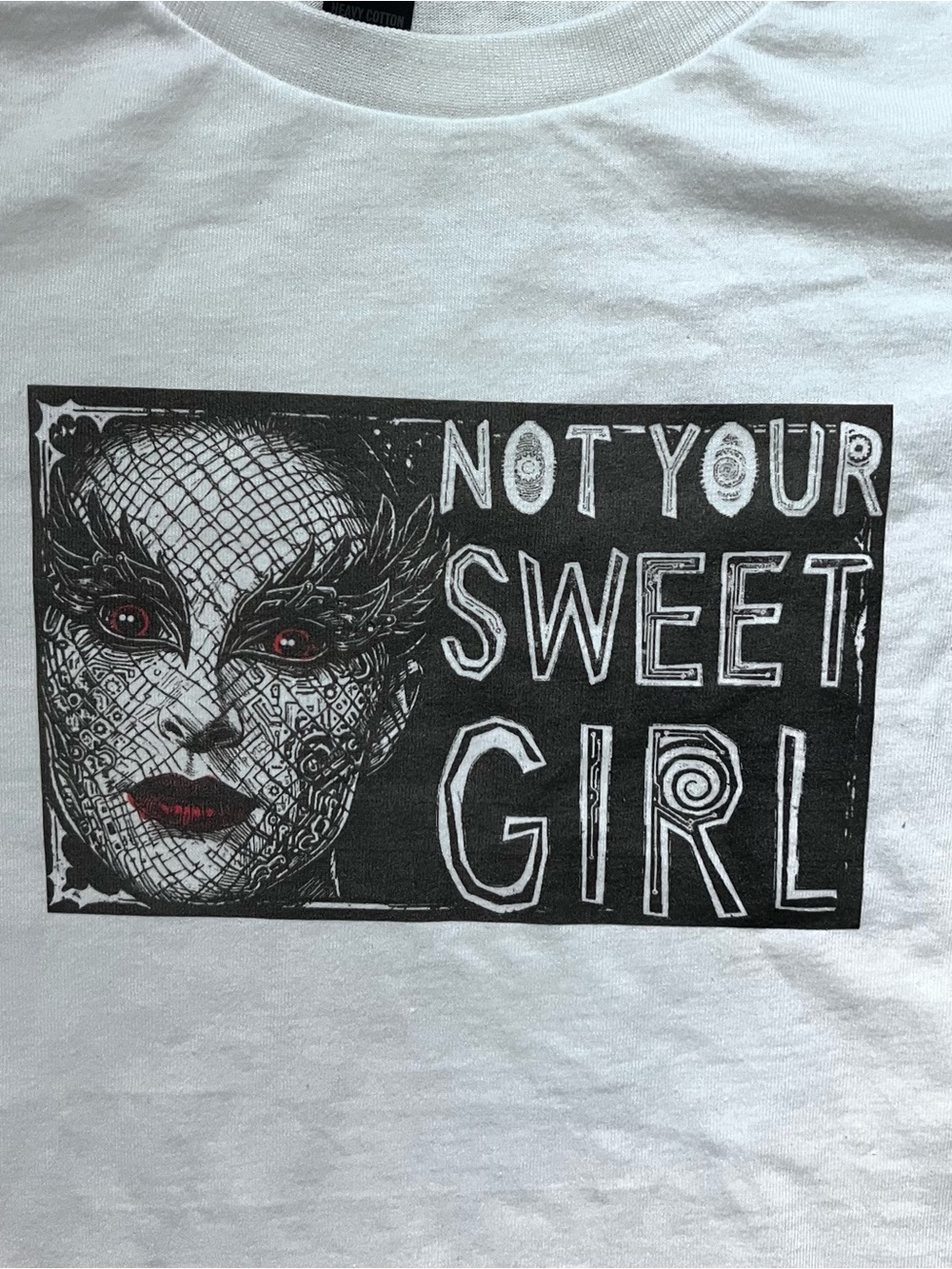 Black Swan horror White Unisex T-Shirt